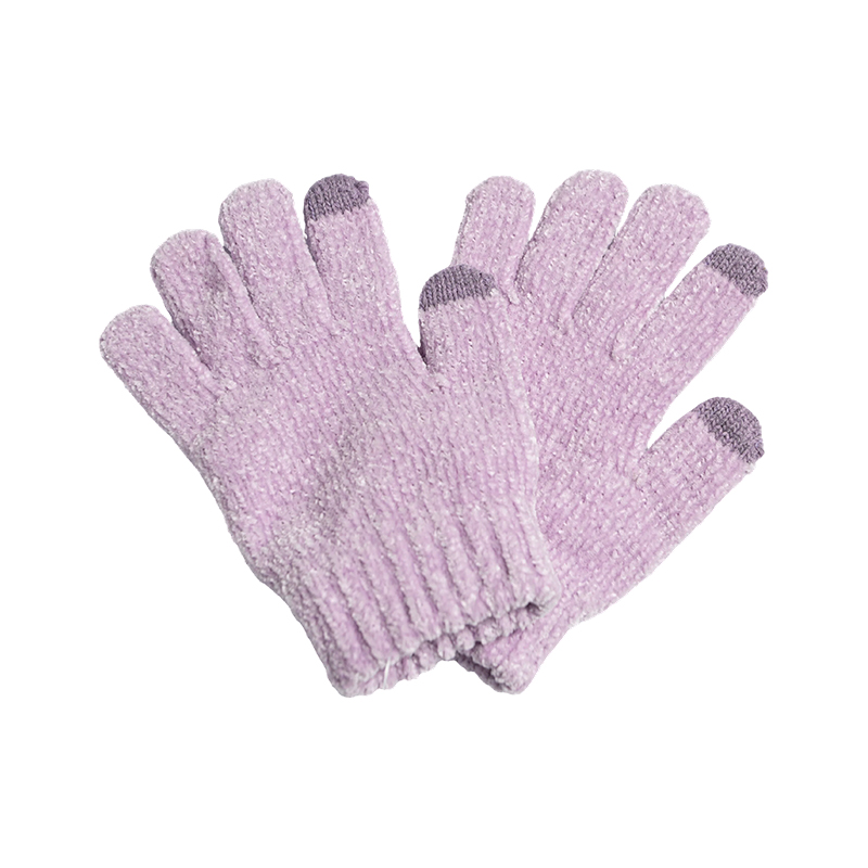 Vaffel Chenille hansker for barn