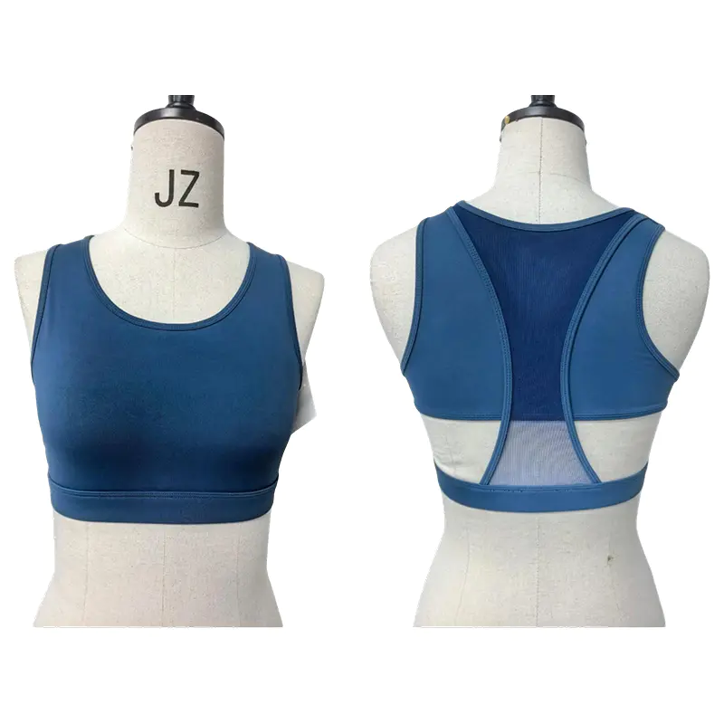 Sports-BH for kvinner med mesh